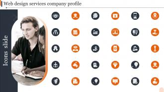 Icons Slides Web Design Services Company Profile Ppt Layouts Portfolio