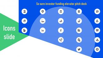Icons So Sure Investor Funding Elevator Pitch Deck