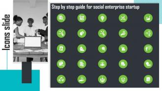 Icons Step By Step Guide For Social Enterprise Startup Step By Step Guide For Social Enterprise