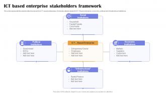 ICT Based Enterprise Stakeholders Framework
