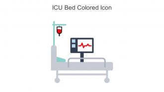 ICU Bed Colored Icon In Powerpoint Pptx Png And Editable Eps Format