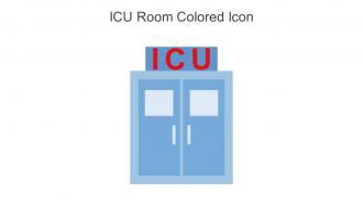 ICU Room Colored Icon In Powerpoint Pptx Png And Editable Eps Format