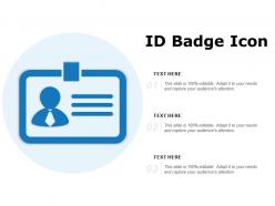 Id badge icon