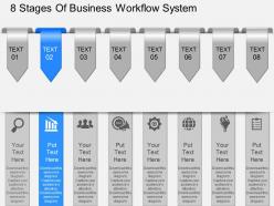Id eight staged professional business workflow diagram powerpoint template