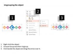 Id linear workflow layout diagram flat powerpoint design