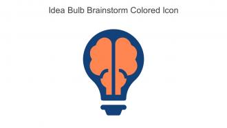 Idea Bulb Brainstorm Colored Icon In Powerpoint Pptx Png And Editable Eps Format