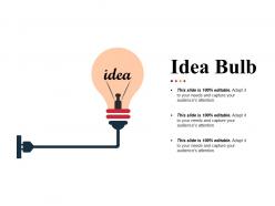 Idea bulb powerpoint slide design ideas