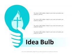 Idea bulb technology ppt powerpoint presentation inspiration slideshow