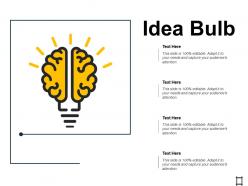 Idea bulb technology ppt professional design inspiration
