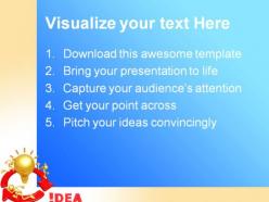 Idea business powerpoint templates and powerpoint backgrounds 0711