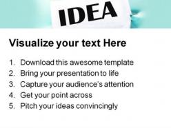 Idea concept future powerpoint templates and powerpoint backgrounds 0211