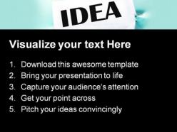 Idea concept future powerpoint templates and powerpoint backgrounds 0211