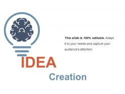 Idea creation ppt infographic template
