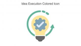 Idea Execution Colored Icon in powerpoint pptx png and editable eps format