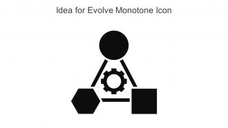 Idea For Evolve Monotone Icon In Powerpoint Pptx Png And Editable Eps Format