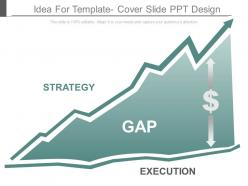 Idea for template cover slide ppt design