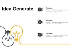 Idea Generate Innovation F366 Ppt Powerpoint Presentation Pictures Professional