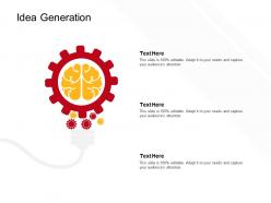 Idea generation attention m2716 ppt powerpoint presentation summary slide download