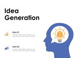 Idea generation development k329 ppt powerpoint presentation design inspiration