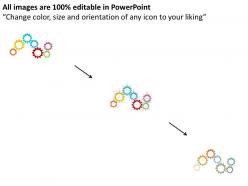 Idea generation for business process flat powerpoint design