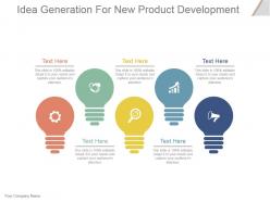 Idea generation for new product development powerpoint slide rules