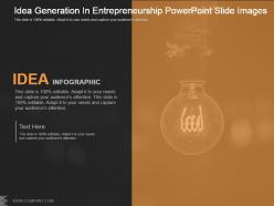 Idea generation in entrepreneurship powerpoint slide images