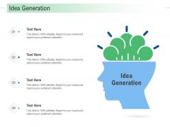 Idea generation infrastructure analysis and recommendations ppt guidelines
