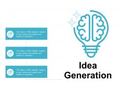 Idea Generation Innovation F380 Ppt Powerpoint Presentation Pictures Graphics