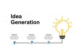 Idea generation innovation f845 ppt powerpoint presentation pictures slides
