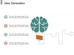 Idea generation innovation technology e321 ppt powerpoint presentation file images