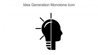 Idea Generation Monotone Icon In Powerpoint Pptx Png And Editable Eps Format