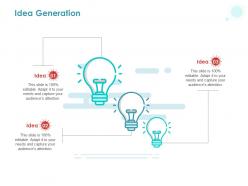 Idea Generation Ppt Powerpoint Presentation Pictures Structure