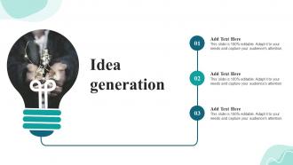 Idea Generation Strategies For Gaining And Sustaining Competitive Advantage
