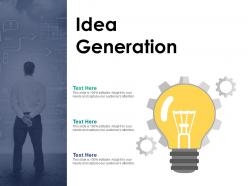 Idea generation technology a759 ppt powerpoint presentation model summary