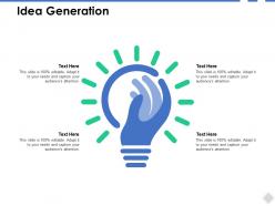 Idea generation technology b261 ppt powerpoint presentation file guide