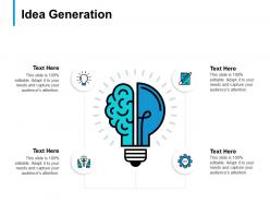 Idea generation technology b307 ppt powerpoint presentation ideas show