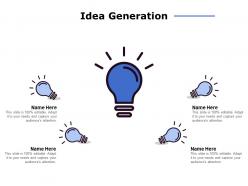 Idea generation technology c959 ppt powerpoint presentation file pictures
