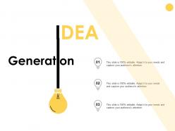 Idea generation technology d328ppt powerpoint presentation gallery skills