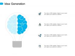 Idea generation technology innovation e339 ppt powerpoint presentation file outline