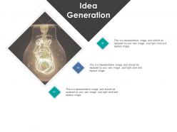 Idea generation technology light e397 ppt powerpoint presentation file shapes