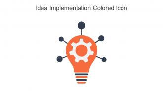 Idea Implementation Colored Icon In Powerpoint Pptx Png And Editable Eps Format