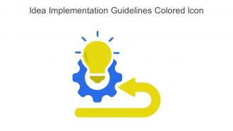 Idea Implementation Guidelines Colored Icon In Powerpoint Pptx Png And Editable Eps Format