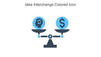 Idea Interchange Colored Icon In Powerpoint Pptx Png And Editable Eps Format