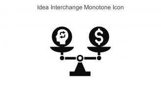 Idea Interchange Monotone Icon In Powerpoint Pptx Png And Editable Eps Format
