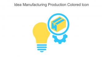 Idea Manufacturing Production Colored Icon In Powerpoint Pptx Png And Editable Eps Format