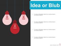 14546365 style variety 3 idea-bulb 3 piece powerpoint presentation diagram infographic slide