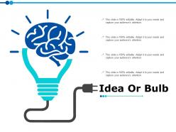 Idea or bulb ppt powerpoint presentation gallery outline