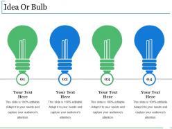 Idea or bulb presentation background images