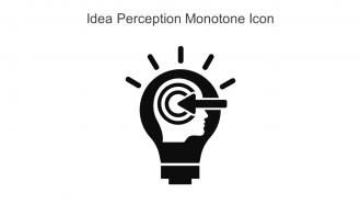 Idea Perception Monotone Icon In Powerpoint Pptx Png And Editable Eps Format