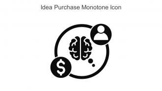Idea Purchase Monotone Icon In Powerpoint Pptx Png And Editable Eps Format